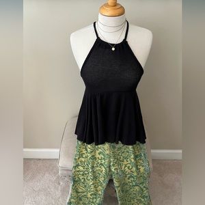 Urban Outfitters black knit halter